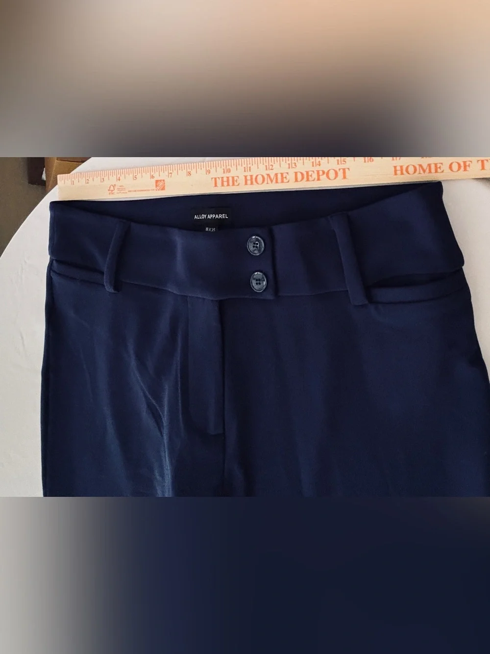 ALLOY APPARREL Staton Tall Flare Blue Pants Women’s 18 Long 18x35 Style #179894 - Picture 9 of 11